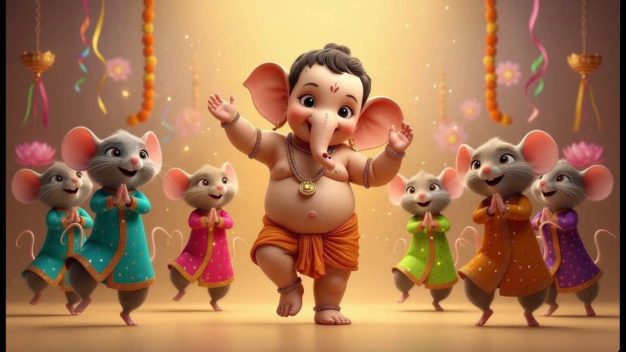 Om Gan Ganpatay namo namah|| Ganesha song || Viral Ganesha Video