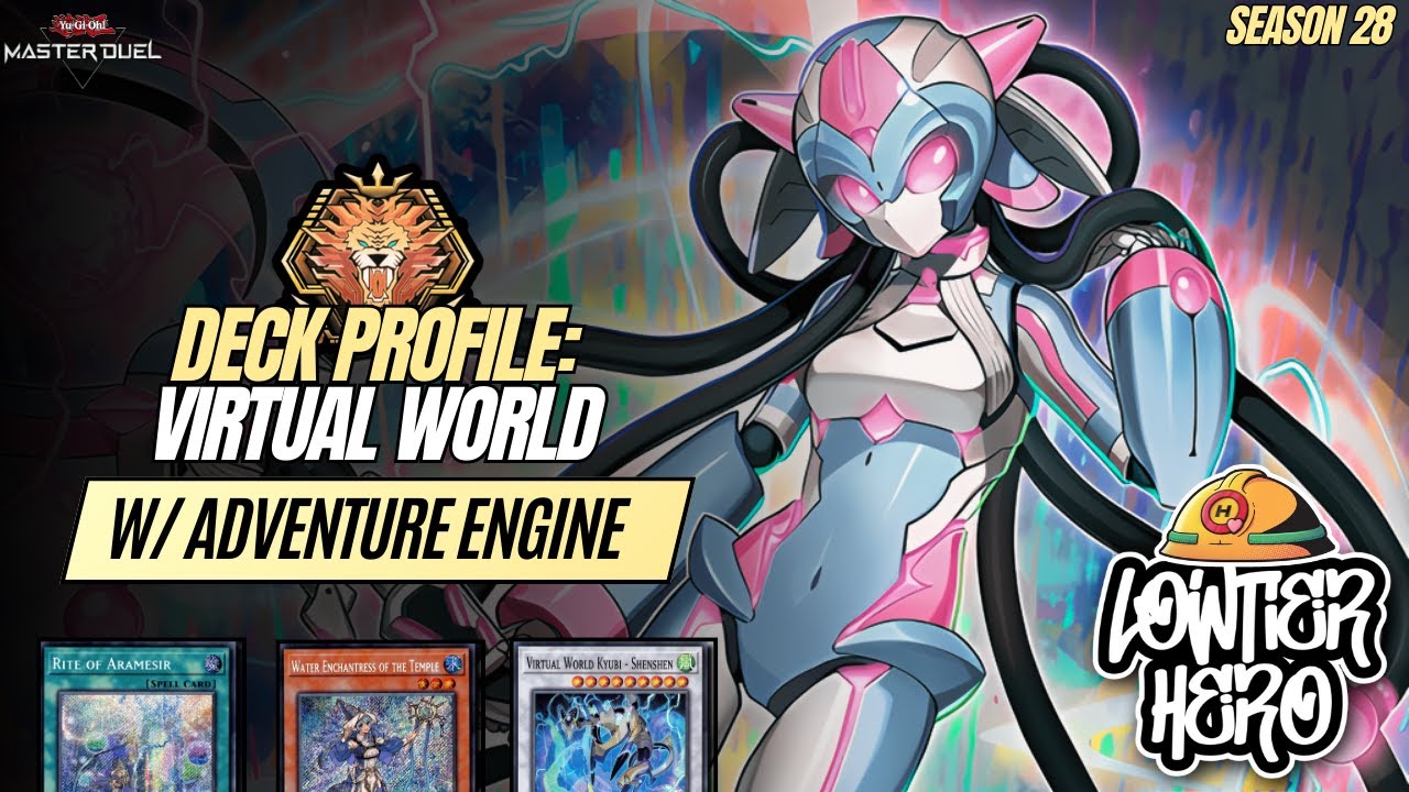 Master Rank Adventure Virtual World Deck | Great Starter Deck | Yu-Gi-Oh Master Duel