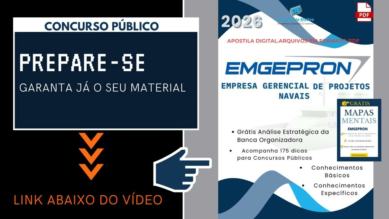 Apostila EMGEPRON Enfermeiro 2026