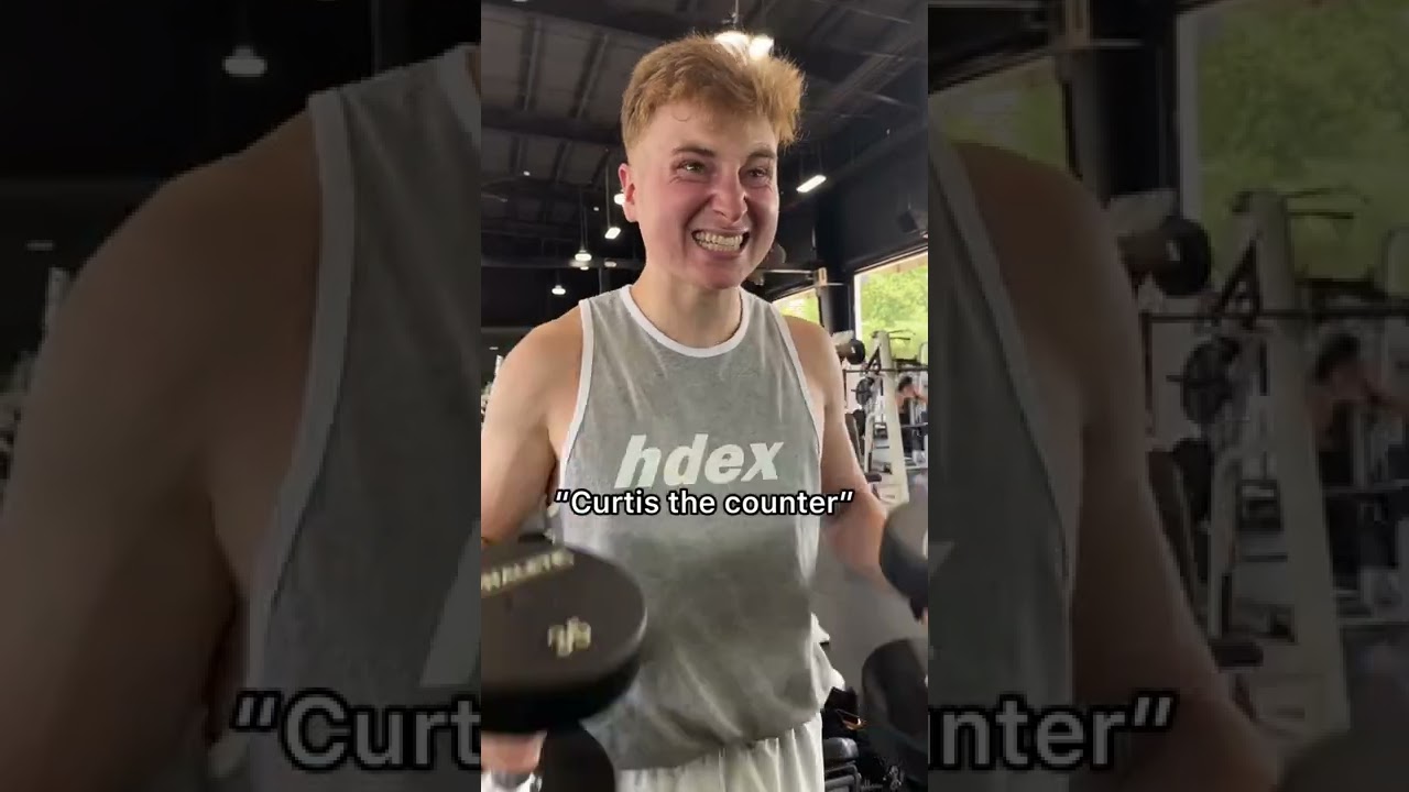 DIFFERENT SOUNDS PEOPLE MAKE AT THE GYM😂 #Shorts