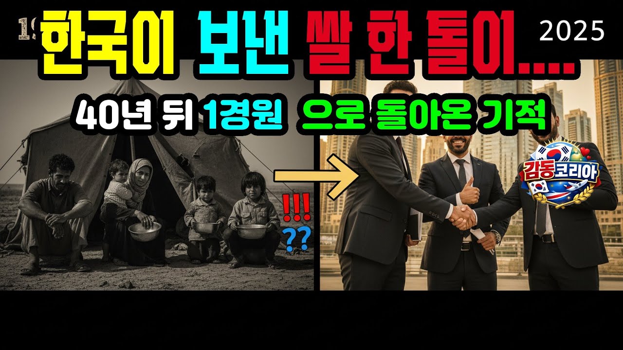 [해외감동사연] 한국이 보낸 쌀 한톨이.. 40년뒤 엄청난 가치로 돌아온 기적