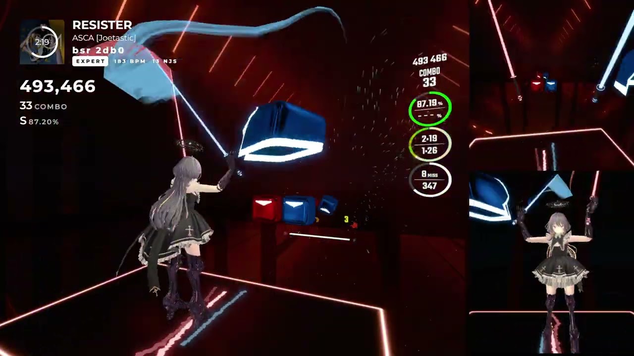 【BeatSaber】RESISTER_ASCA(ソードアート・オンライン)【expert】