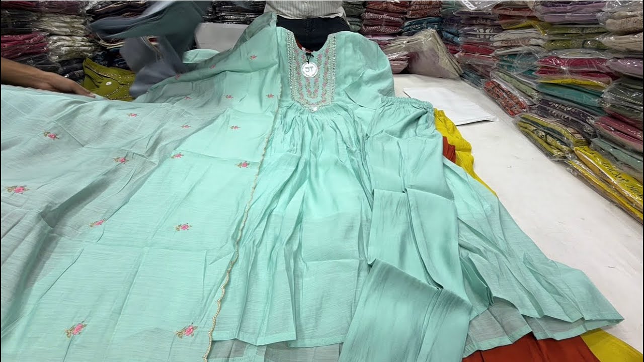 Chickpet Bangalore wholesale designer kurti sets|| single piece courier available 