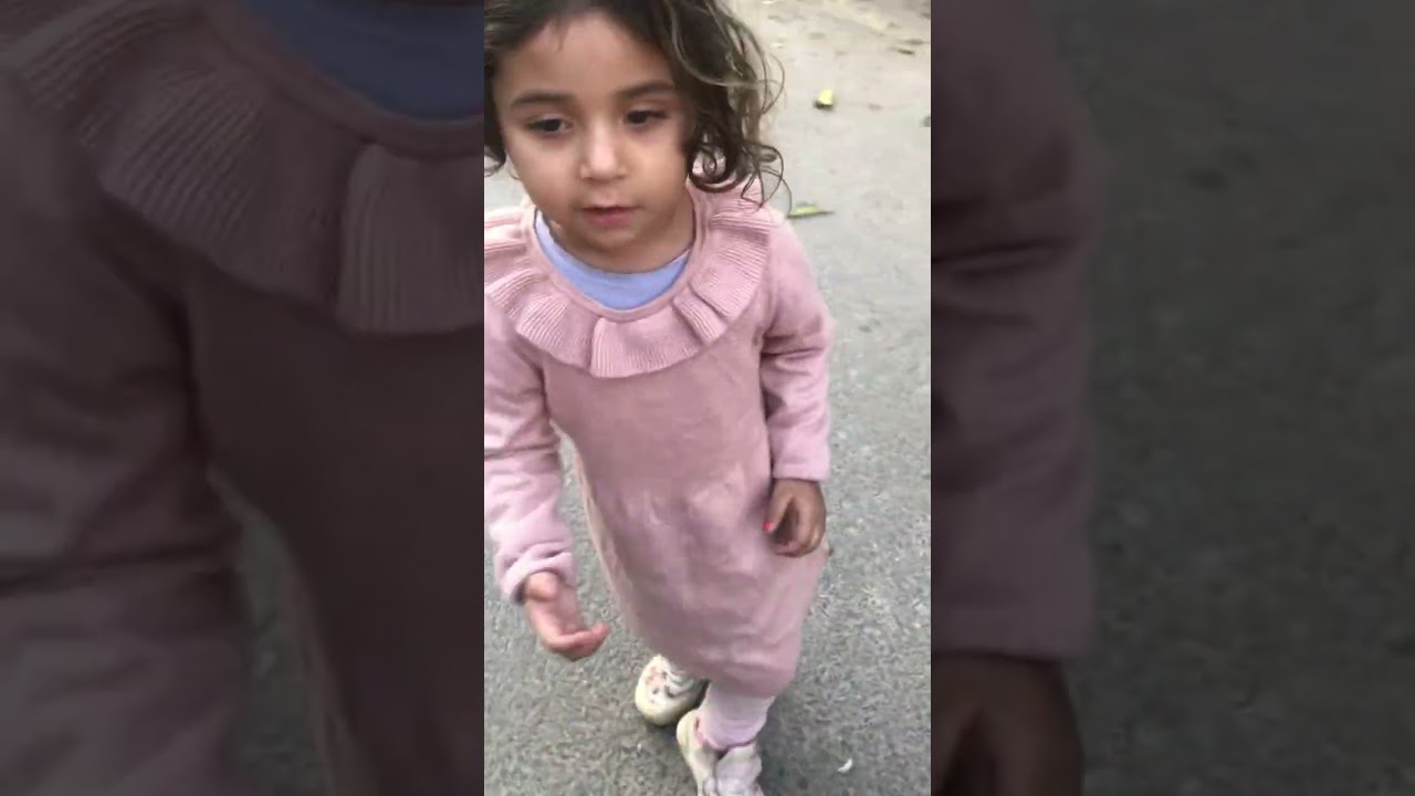 Fatima is going outside 