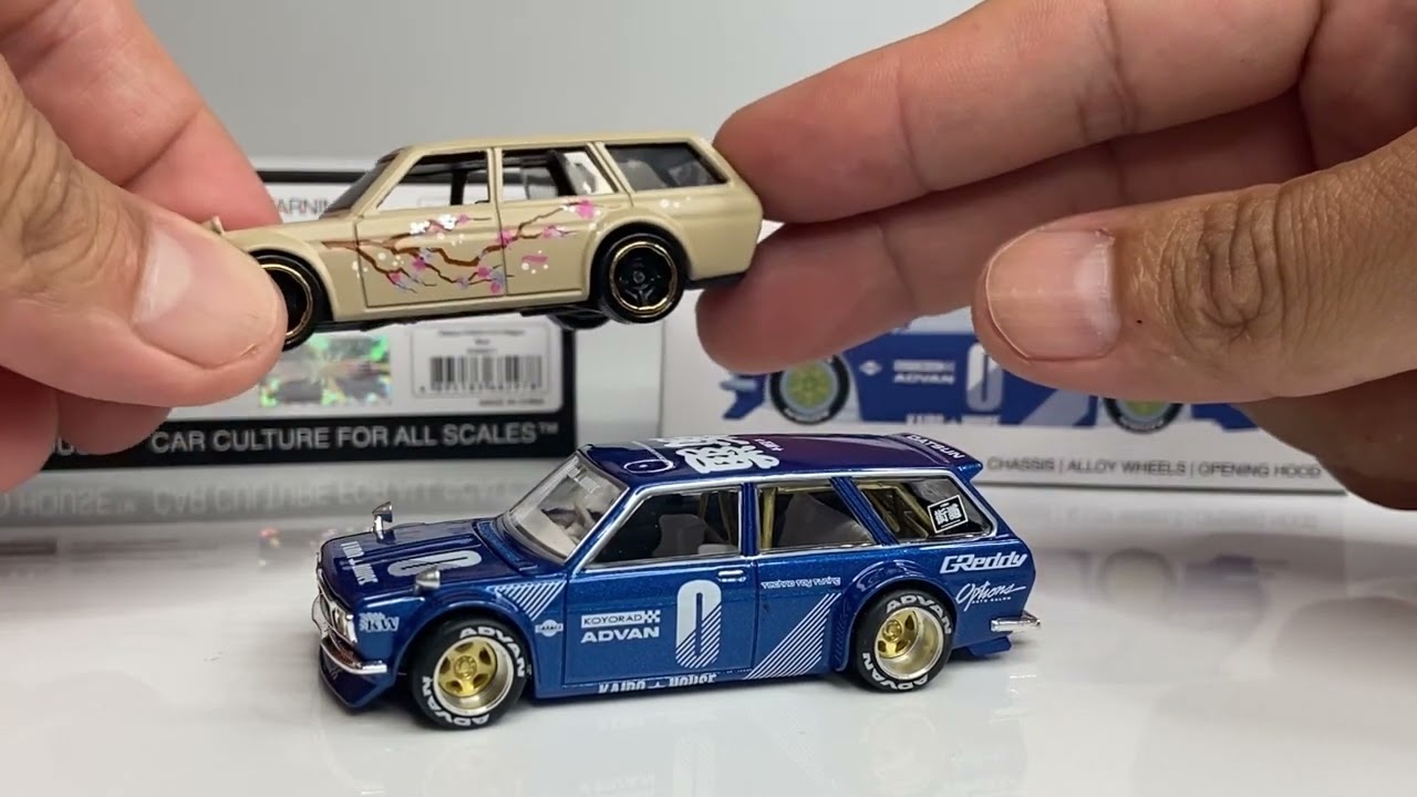 1971 DATSUN 510 WAGON.  KAIDO HOUSE y MINI GT