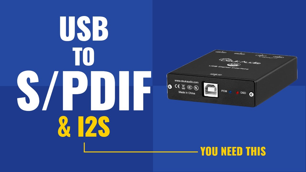 USB-SPDIF и I2S - Douk U2 Pro