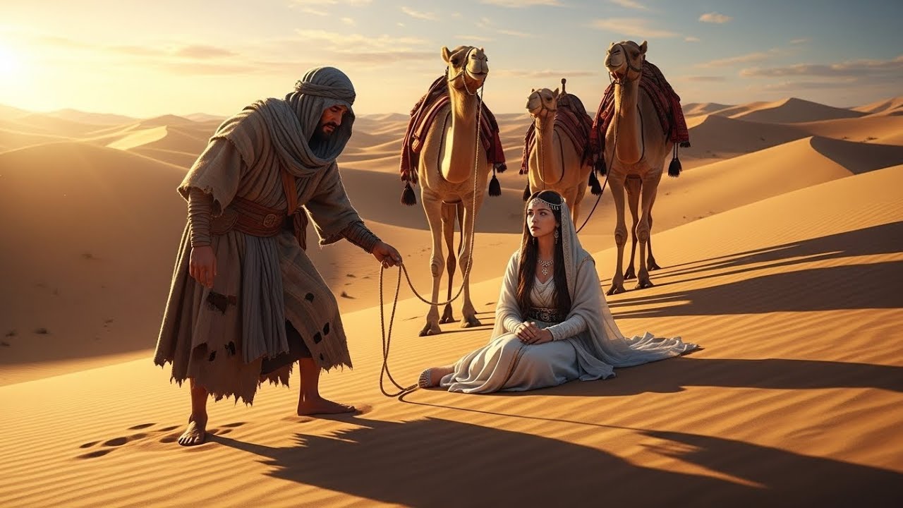 قصة الرجل الذي أنقذ امرأة تائهة في الصحراء، وفي النهاية اكتشف أنها أميرة تائهة.