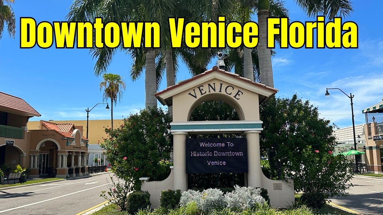 Exploring Venice Florida Walkthrough | Beautiful Gulf Coast Beach Town