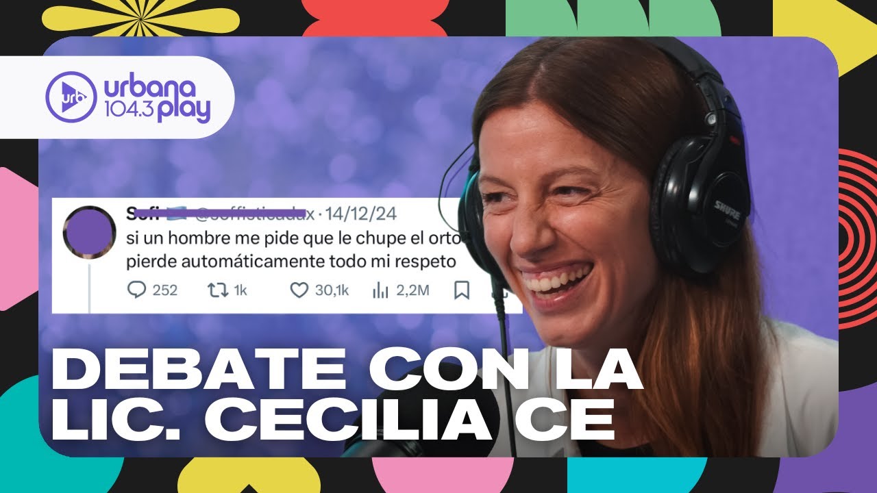 Lic. Cecilia Ce y el debate a raíz de un tuit viral: chupar an0s #Perros2024