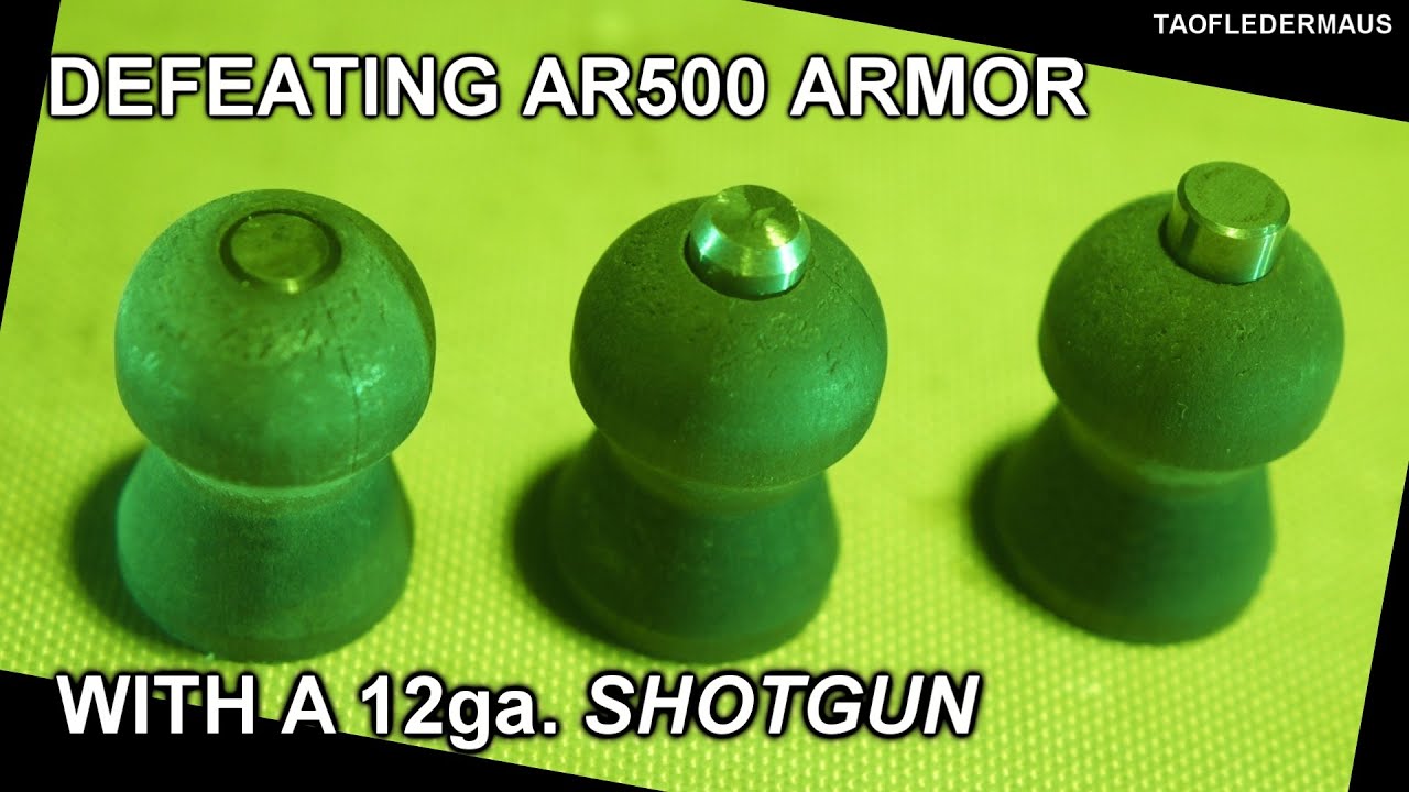 World's FIRST Carbon Fiber SHOTGUN SLUG -  ARMOR PIERCING - CONFIRMED!