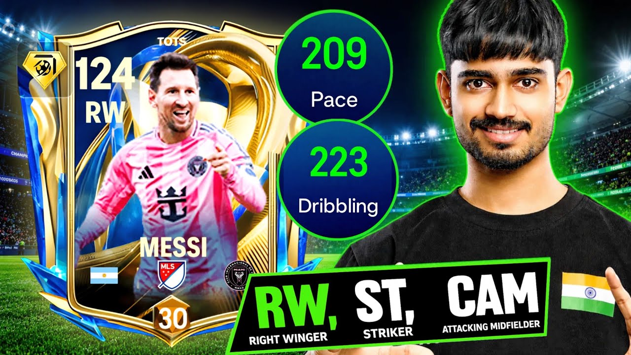 Messi 124 OVR UTOTS &mdash; Геймплей обновлен, он стал имбой? | FC Mobile