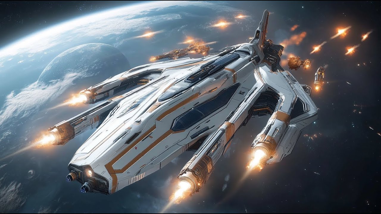 Galactique,les forces ont brûlé une colonie humaine–la réponse de la Terre était 800 000 Warbringers