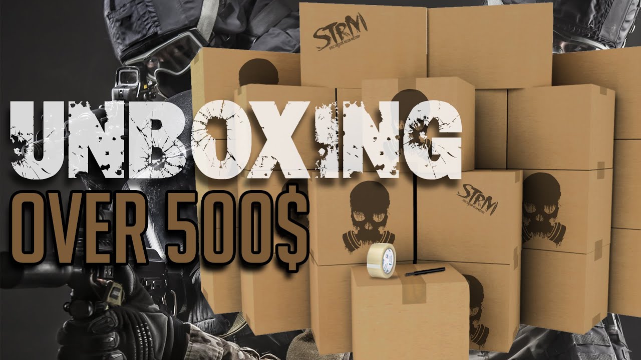 Airsoft UNBOXING over 500$ · STRM Airsoft España