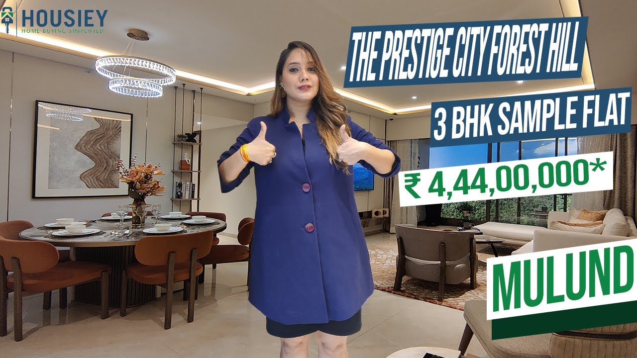 Prestige Forest Hills Mulund | 3 BHK Sample Flat Tour | Prestige City Mulund #prestigeforesthill