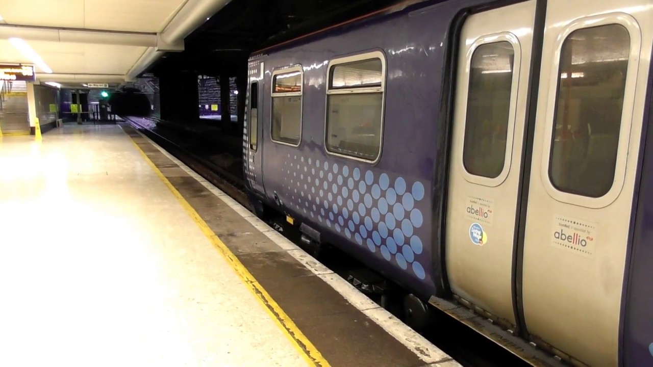 Scot Rail Class 320 Departing Glasgow Queen Street (01/2/17)