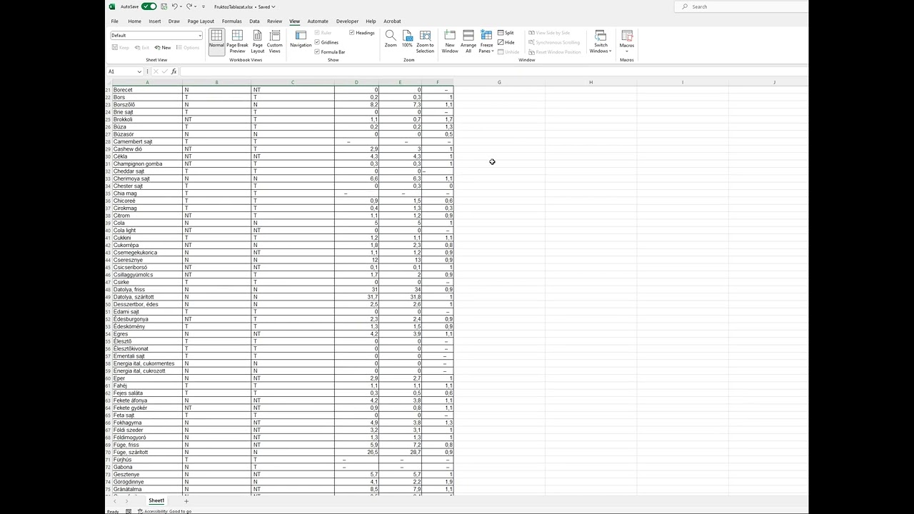 MS365 Excel Freeze Panes not working