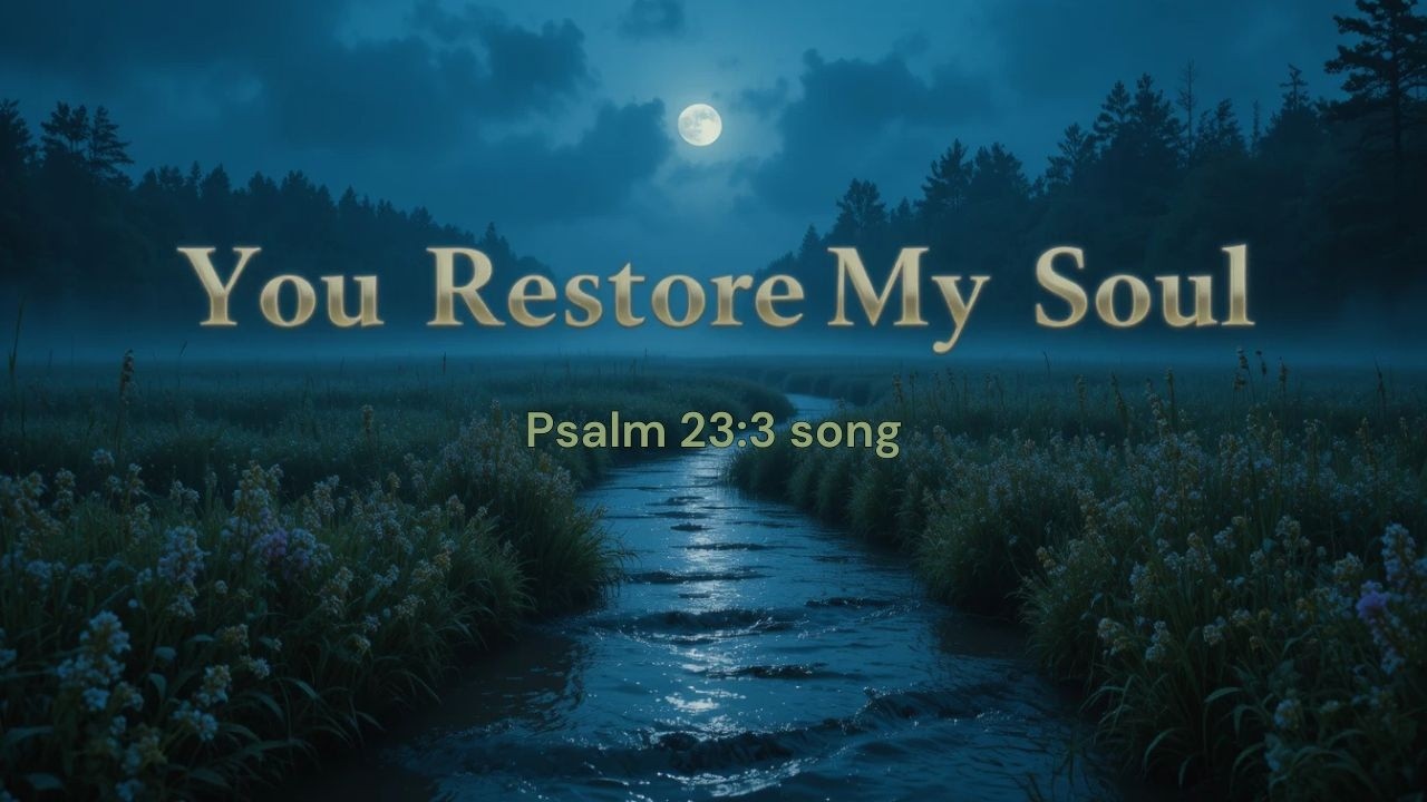 You Restore My Soul Tonight – Lullaby from Psalm 23:3 | Light For The Soul 🙏