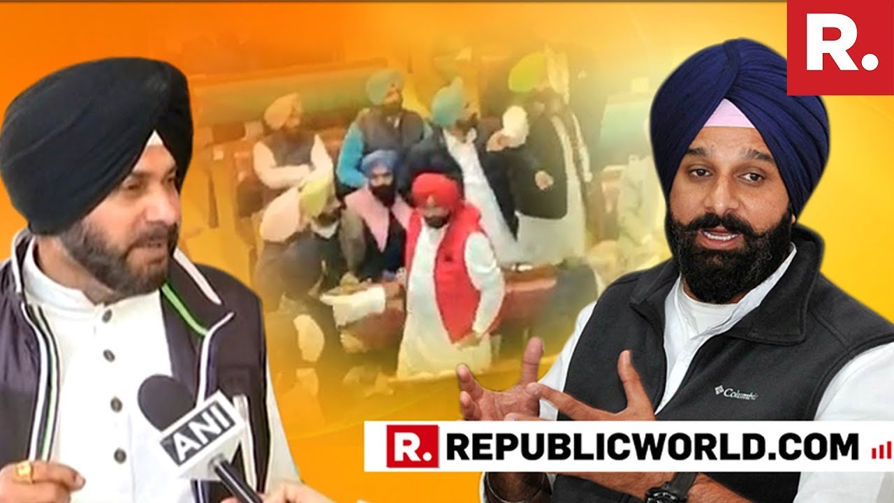 Akali Dal Raises Anti-Sidhu Slogans In Punjab Assembly | #AvengePulwama