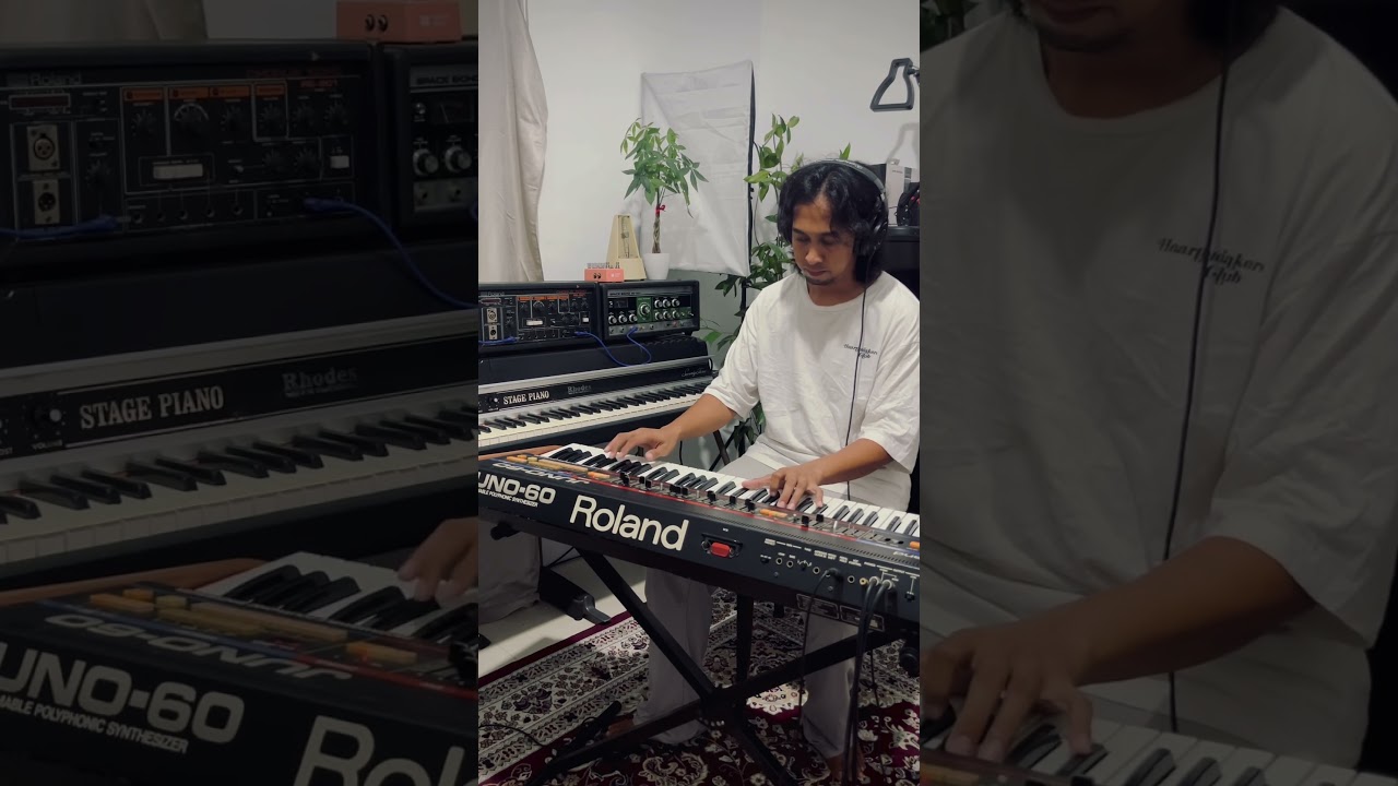@rolandglobal Juno 60 #vintagesynthesizer #synth #rolandjuno60 #ambientmusic #keyboard #80s
