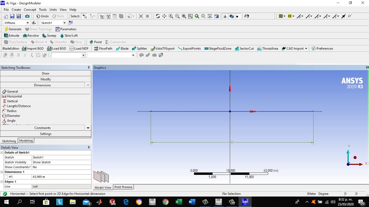 COMO DIBUJAR EN ANSYS DISEÑO DE UN ELEMENTO ESTRUCTURAL