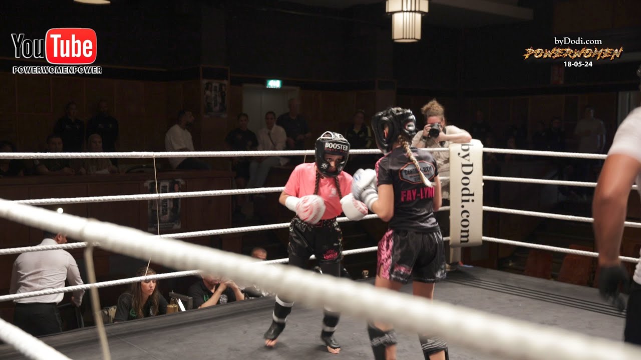 PowerWomen, Partij 1 Fay-Lynn Teunissen tegen Soumaya Hamzaoui, 't Zonnehuis Amsterdam 18/05/2024
