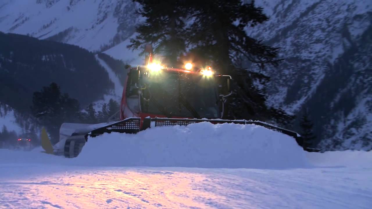 Pistenpraeparierung in der Silvretta-Arena