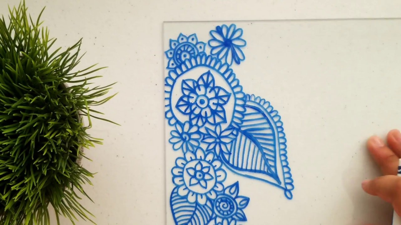 Como hacer Zentangle en un Cuadro para adornar | DIY Zentangle Frame | Shantal Art