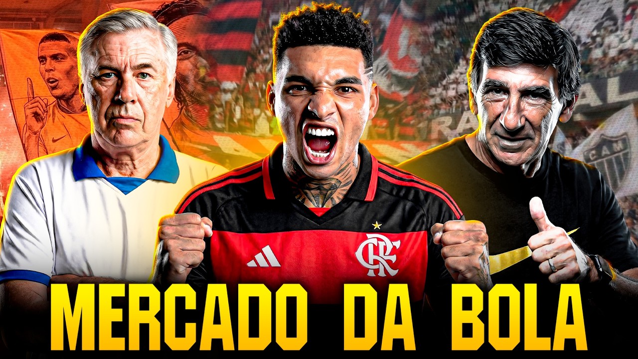 Igor Jesus CONTRATADO pelo FLAMENGO? | Ancelotti RENOVA com CBF | Gustavo Costa NO GALO? E mais