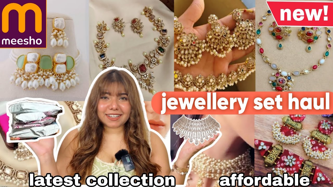 *FESTIVAL SPECIAL* MEESHO jewellery set haul | all new Latest collection | affordable under 600/- ✨