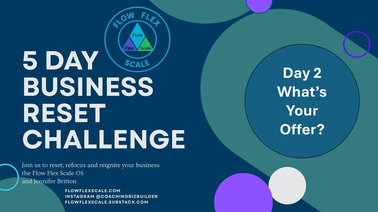 Business Reset Challenge Live Call What Do Your Clients Want Day 2