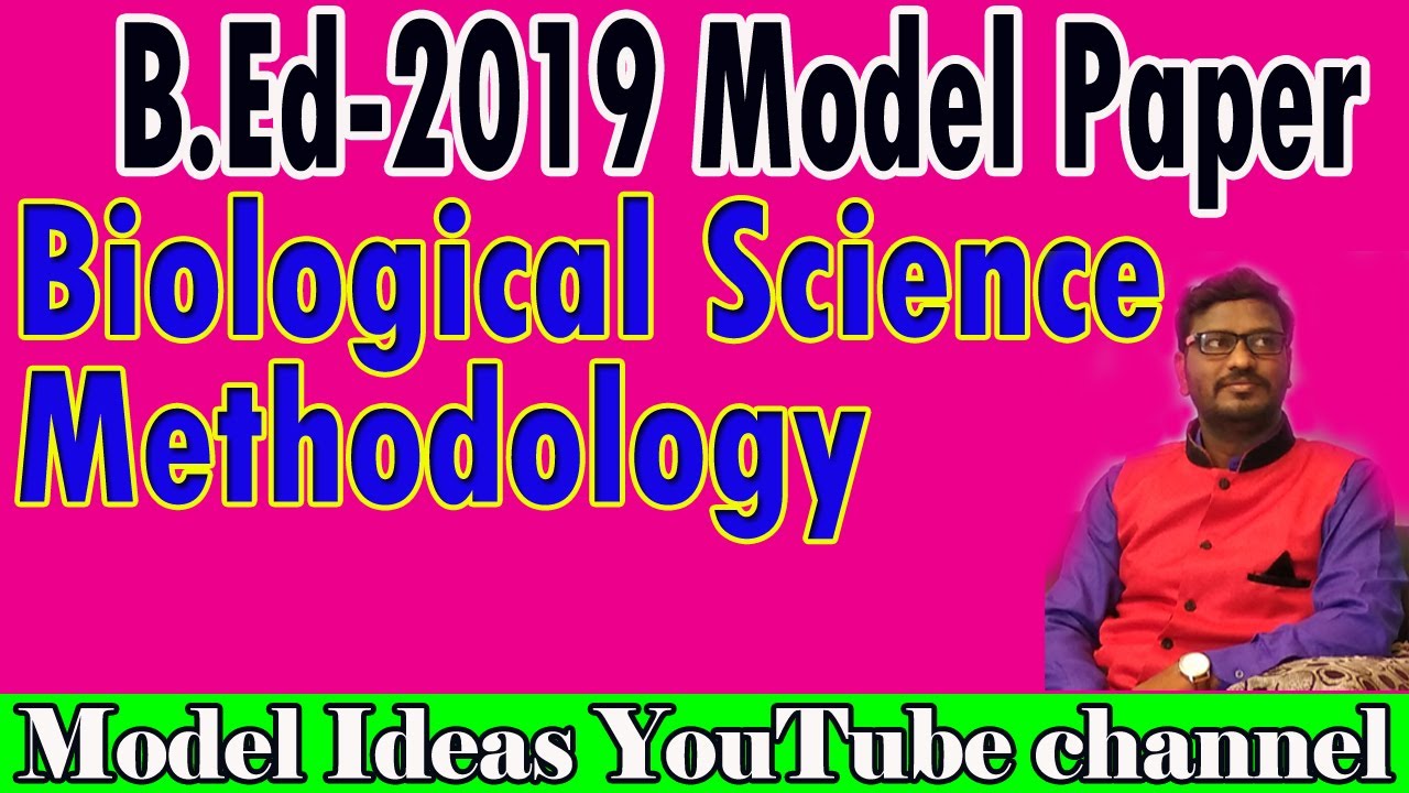 B.Ed/Edcet  Model Paper/Sample paper of Biological Science with key, Model Ideas Rajendhar Bondla