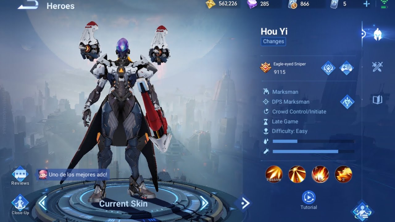 Baginda Hou Yi sang Archer penakluk di HOK (Honor of Kings) 