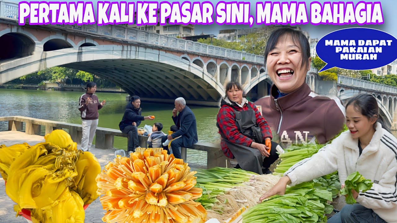 SEBELUM BALIK KAMPUNG, SINGGAH DIPASAR DAERAH SINI DULU BANYAK HAL YANG MEMBAHAGIAKAN