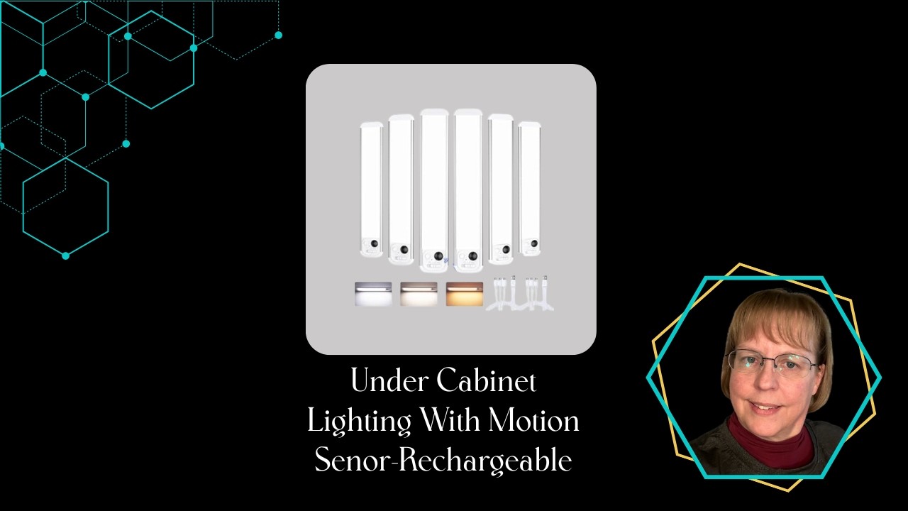 6 Pack Motion Censored Lights-Rechargeable
