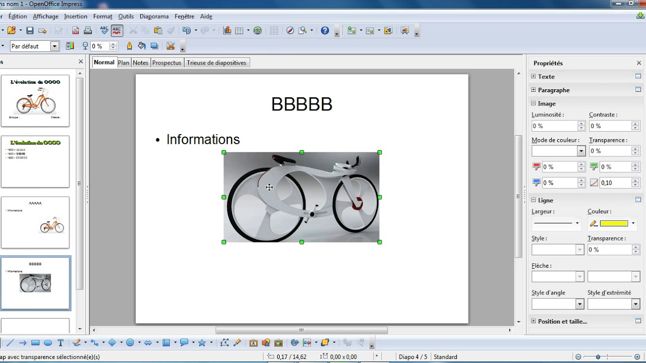 1 ère vidéo: Créer un diaporama avec Open Office - Présentation