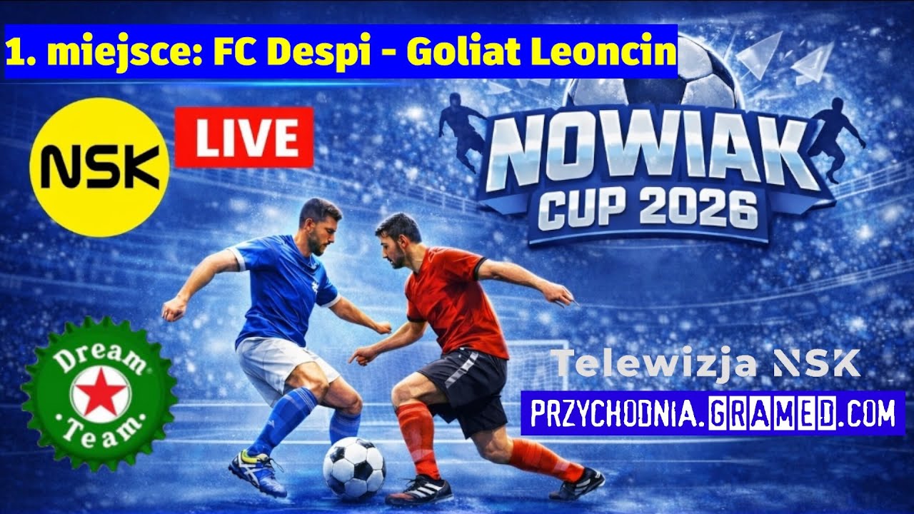 GRAMED [1. miejsce] NOWIAK CUP 2026 Noworoczny Halowy Turniej Piłki Nożnej 2026-01-25 Nowy Dwór Maz.