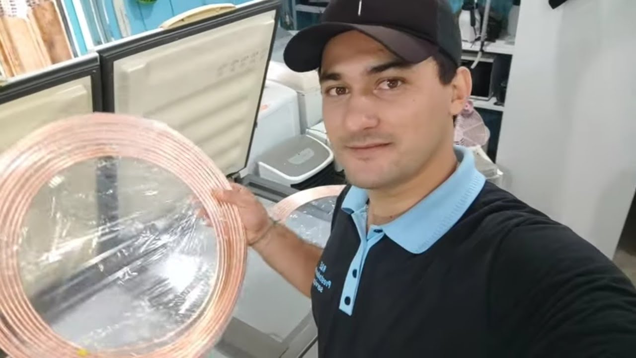 Como fazer a tubulação nova do freezer passo a passo