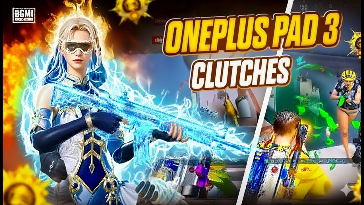 OnePlus Pad 3 BGMI 120 FPS Test with FPS Meter | Snapdragon 8 Elite is very Power 