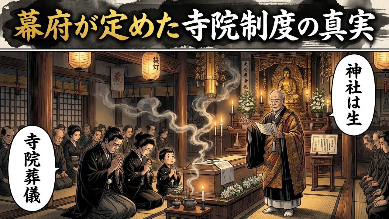 なぜ葬式は寺で？江戸時代の寺請制度が明かす神社と寺の決定的な違い
