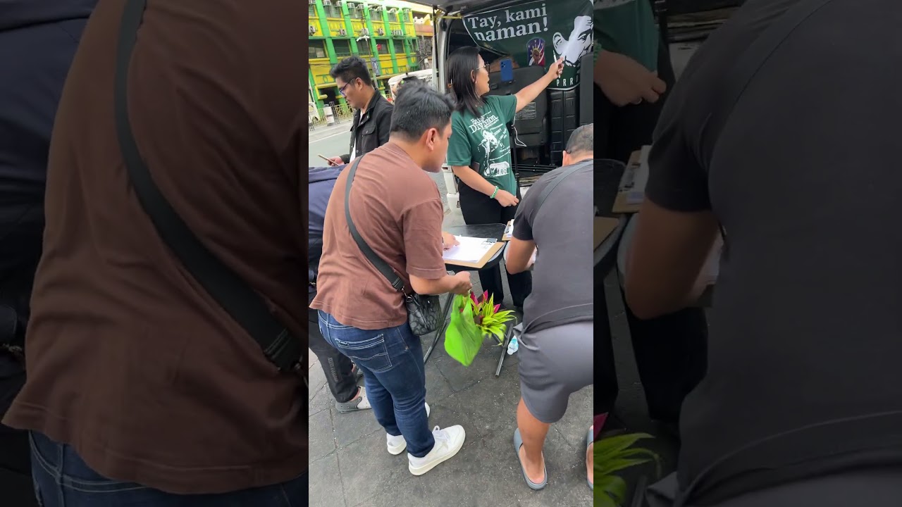 Dinagsa ang campaign signature para sa kalayaan ni Former President Rodrigo Duterte