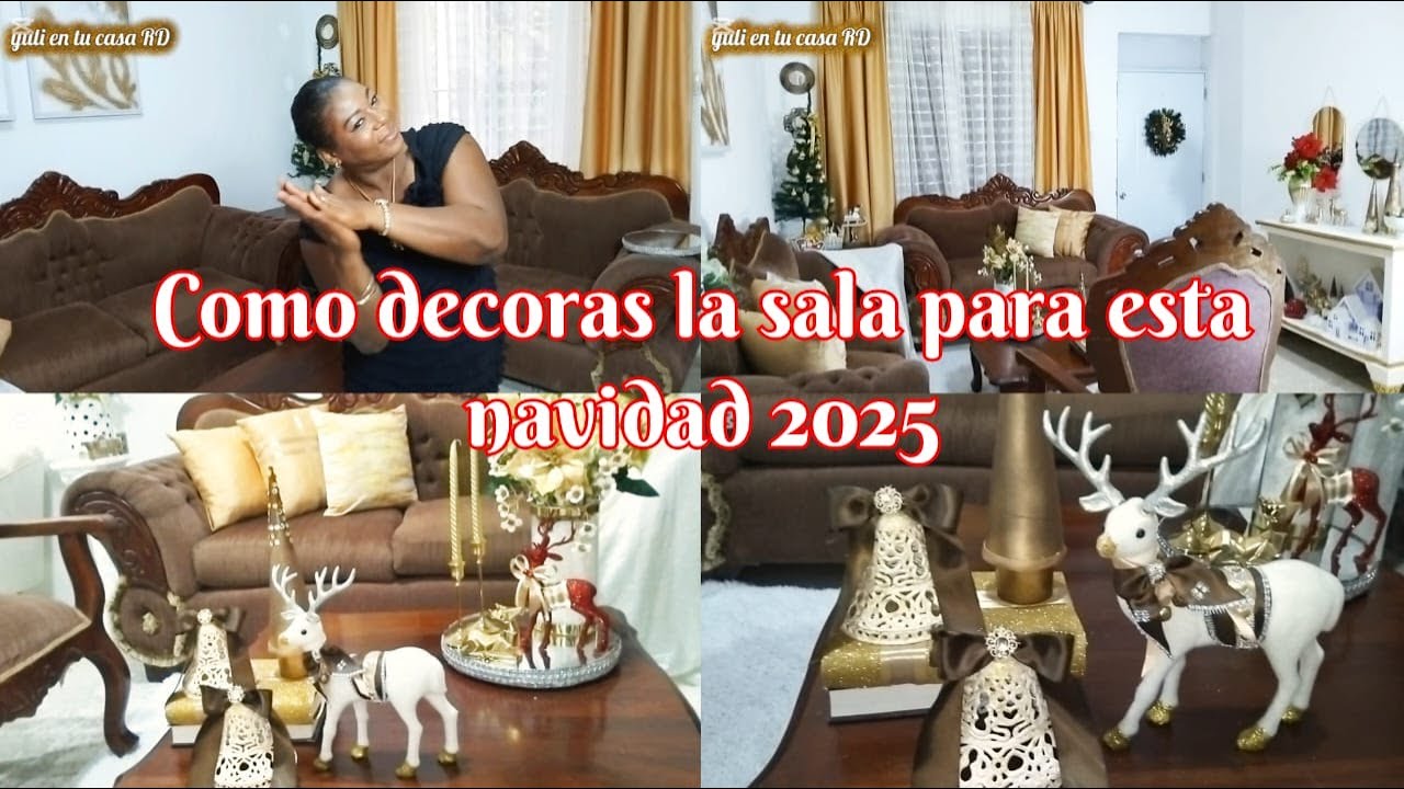 Decoración de la sala para esta Navidad 2025🎄🎁✨