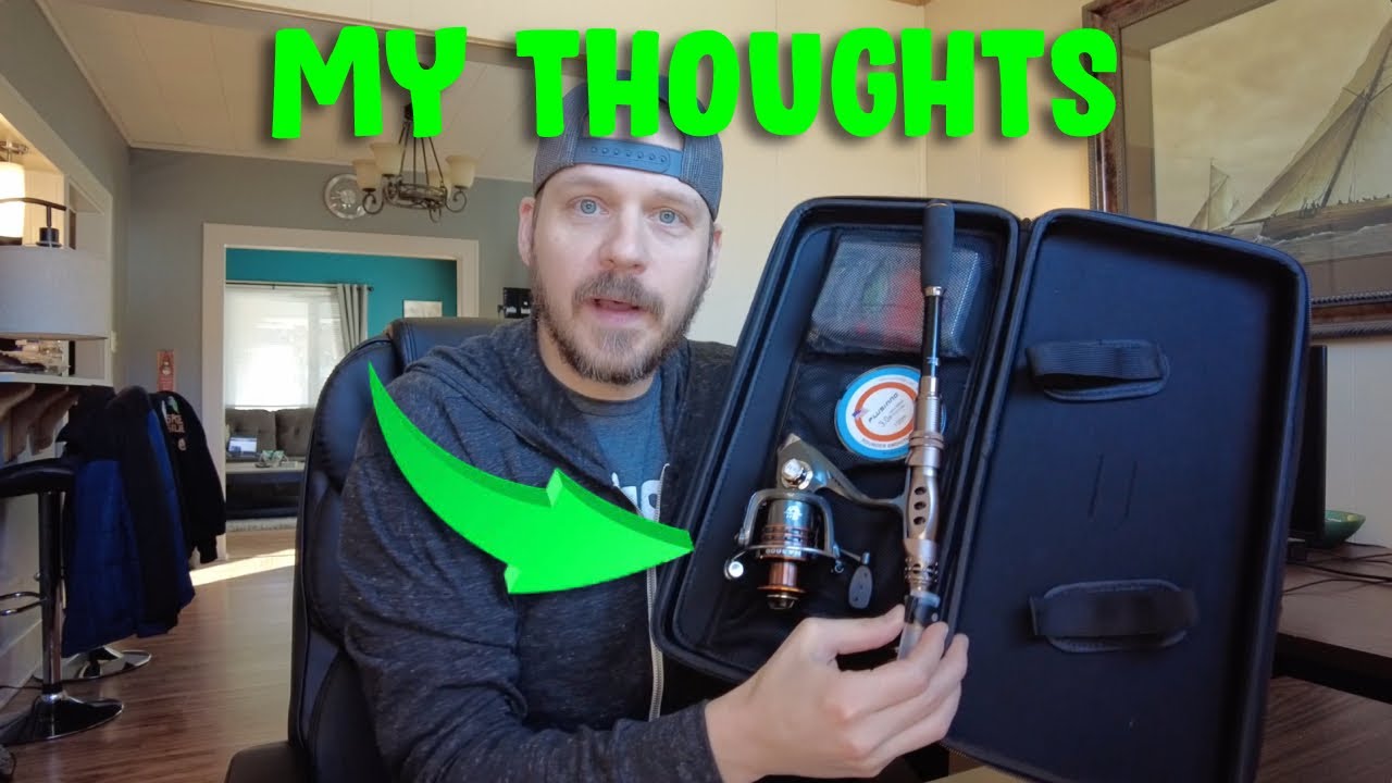 PLUSINNO Fishing Rod and Reel Review - telescoping rod set!