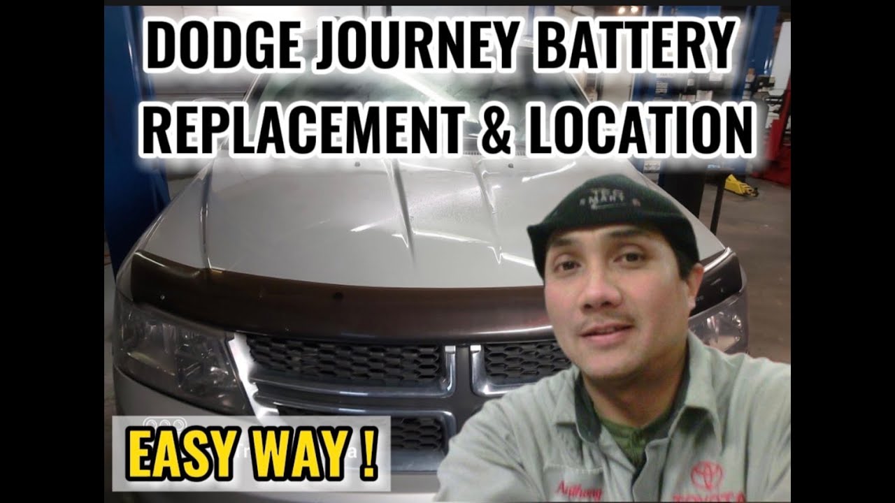 DODGE JOURNEY BATTERY REPLACEMENT AND LOCATION, PROCUDURE AND PRECAUTION