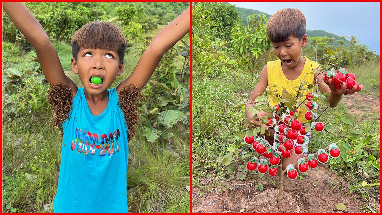 How To Make SIMPLE and USEFUL with single mom in forest #bushcraft #camping #outdoors #idea