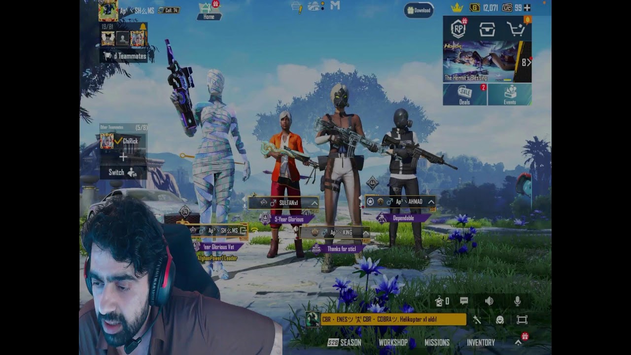 Afghanistan Ap1Shams Gaming  Tournament Rank push for top 1 live