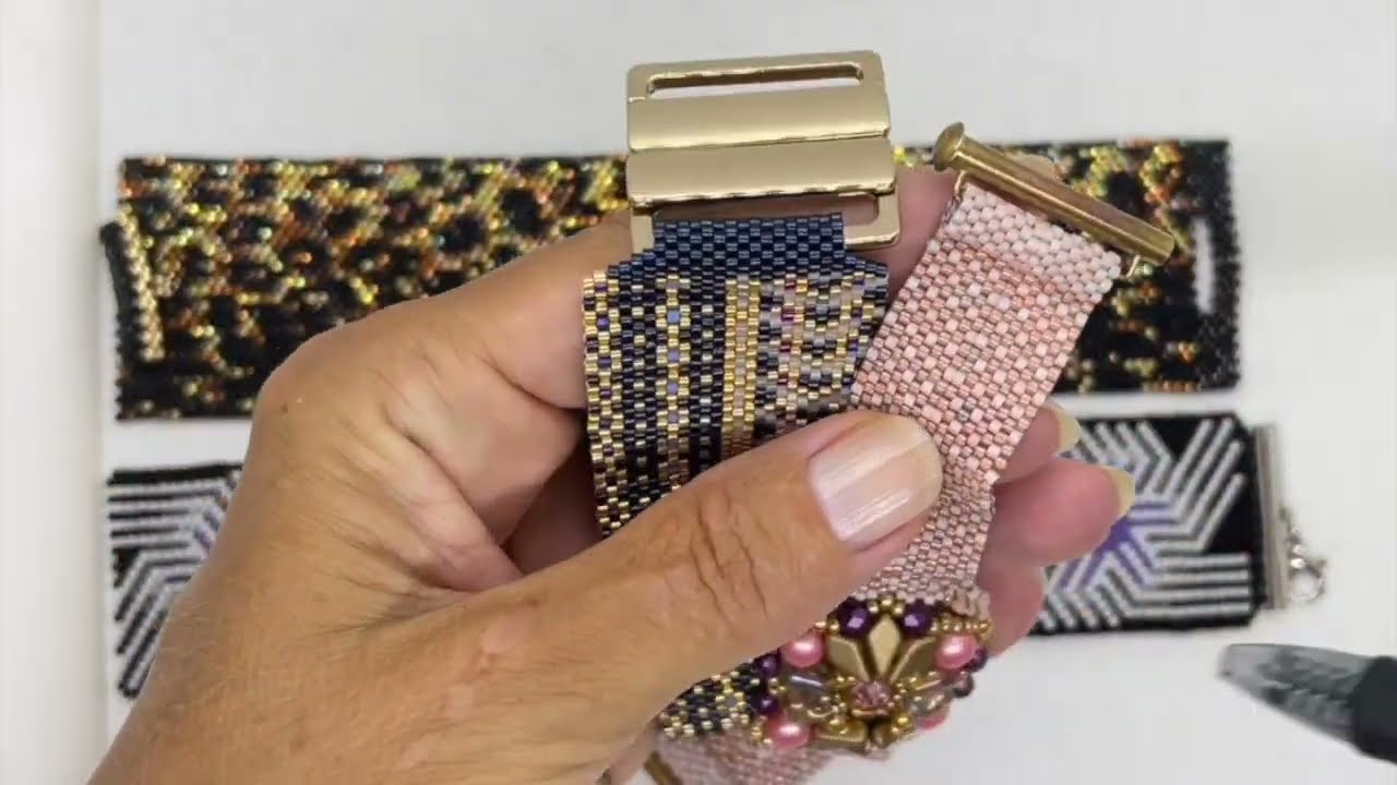 39 - Clasp for flat peyote stitch bracelets - introduction