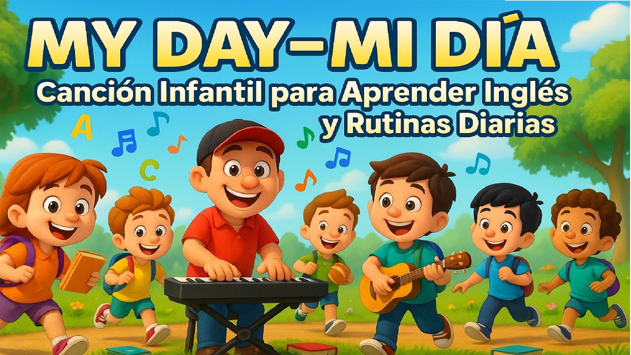 My Day &ndash; Mi D&iacute;a | Canci&oacute;n Infantil para Aprender Ingl&eacute;s y Rutinas Diarias