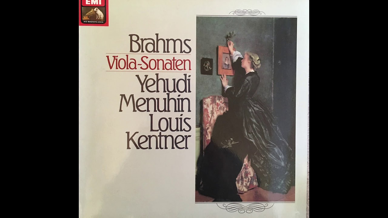 Y. Menuhim Viola / Brahms Viola Sonata Op 120 #1 (1981)