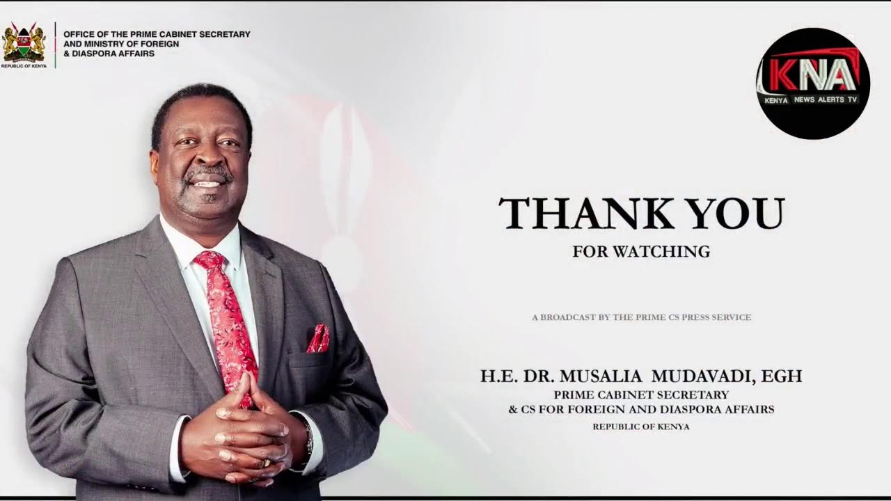 HAPPENING NOW: Kenya - Egypt Joint Press Briefing, OPCS, Nairobi