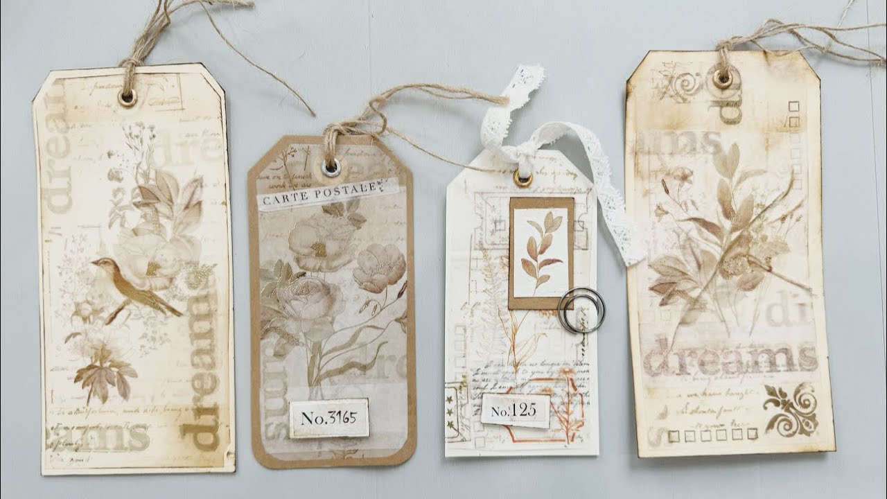 Making tags with clear shipping labels. Bloopers included 😂